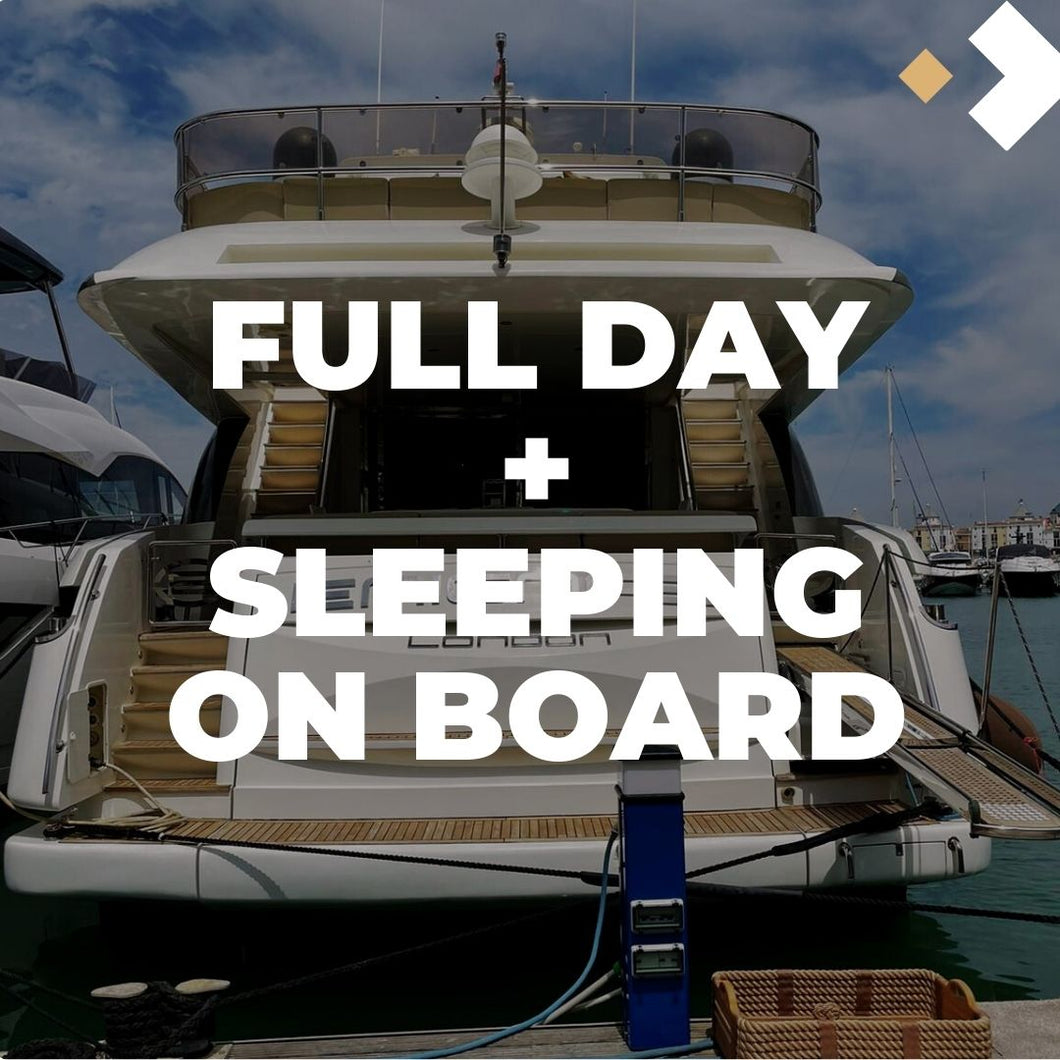 FULL DAY + SLEEPING ON BOARD